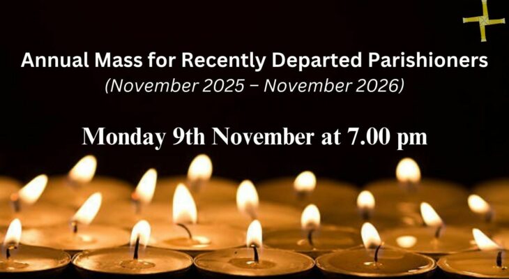 Annual Mass recently deceased 2026