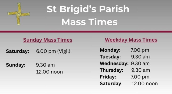 Mass Times 2026